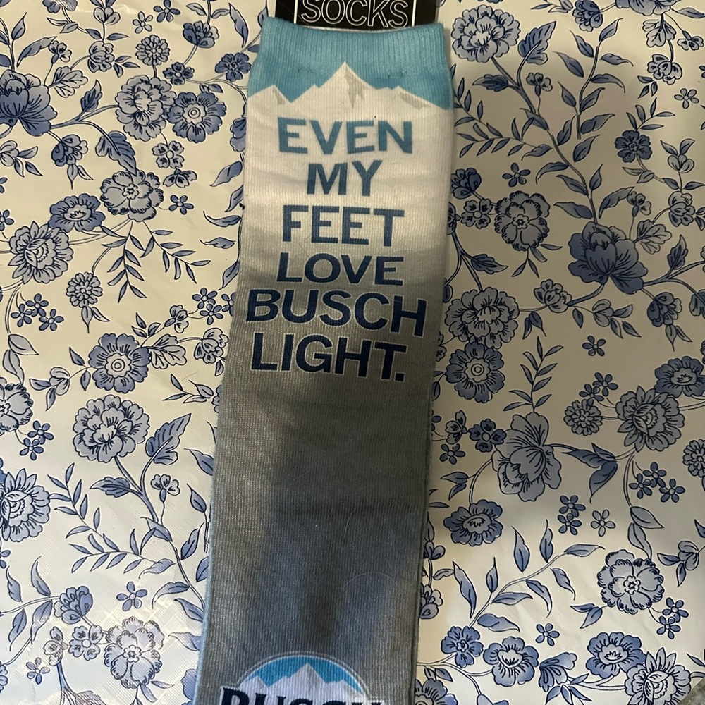 Blue and Gray Socks
